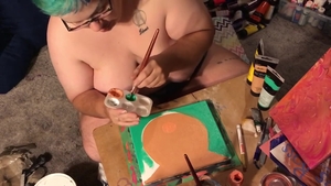 Tattooed BBW fetish rides a hard dick