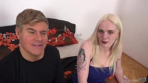 Rough fucking starring tattooed blonde haired