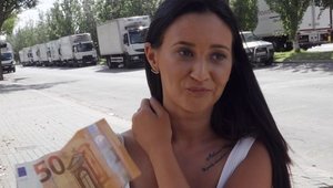 Public Pick Ups - Shaved Gina Ferocious sucking dick porn