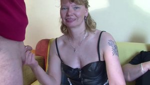 Busty amateur really likes cumshot in HD