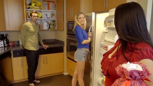 Bratty Sis - Raw hard pounding alongside Haley Reed