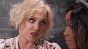 NewSensations: Lily beside Dee interracial fucking