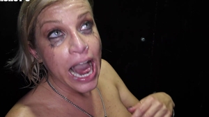 Gloryhole Secrets: MILF Kyla Goes Deep in the Booth